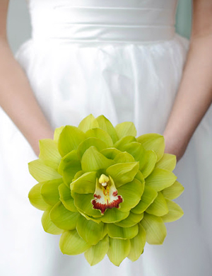 Свадебный букет Гламелия из орхидей